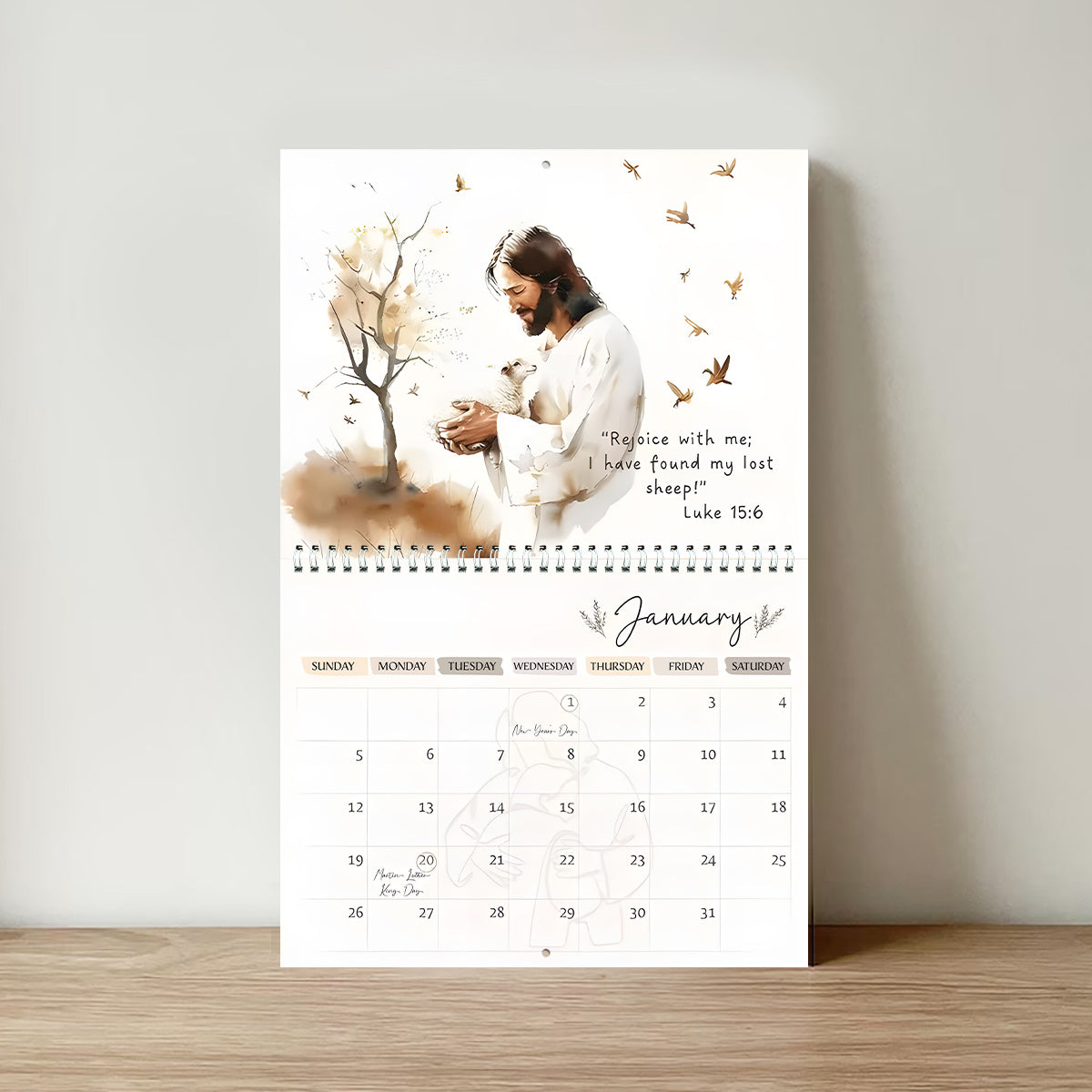 Gesegnete Zeit – Christlicher Wandkalender