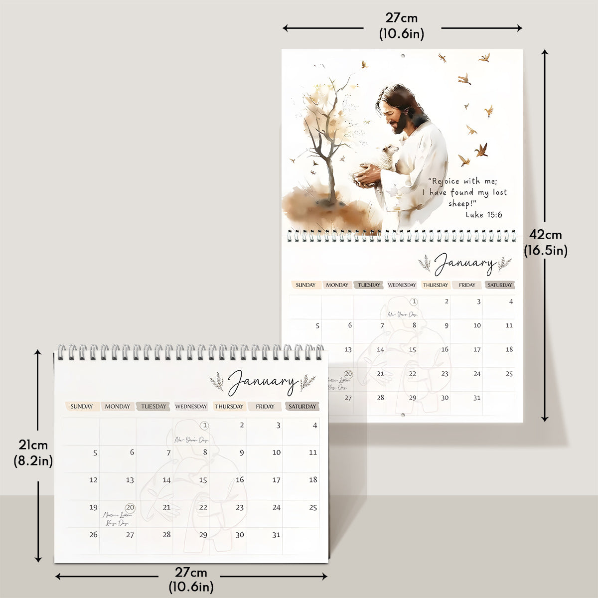 Gesegnete Zeit – Christlicher Wandkalender