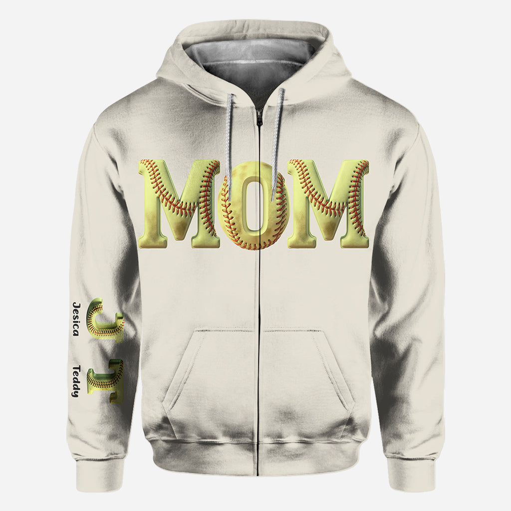 Solfball Mom - Personalisiertes Softball-Shirt