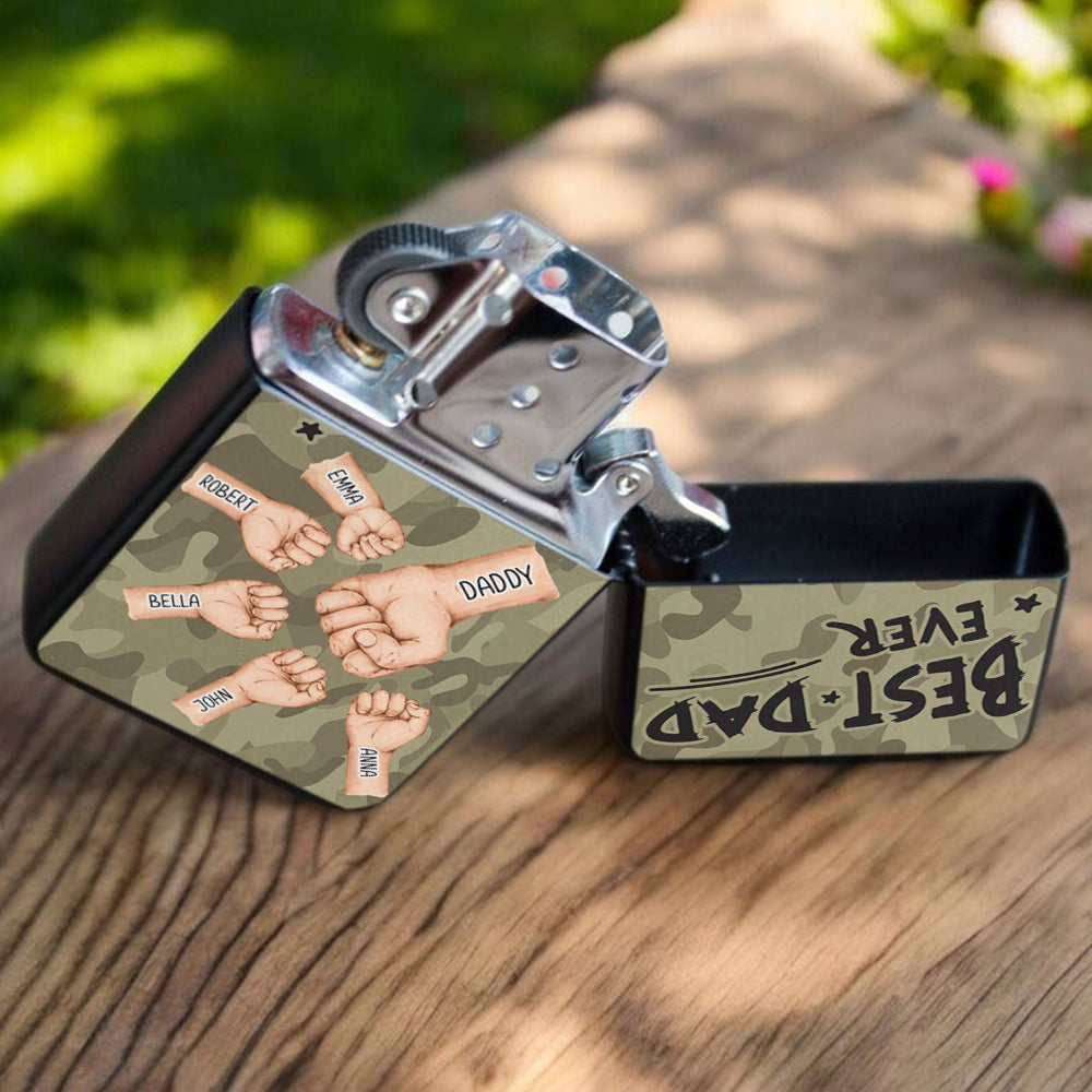 Best Dad Ever - Personalized Father Lighter
