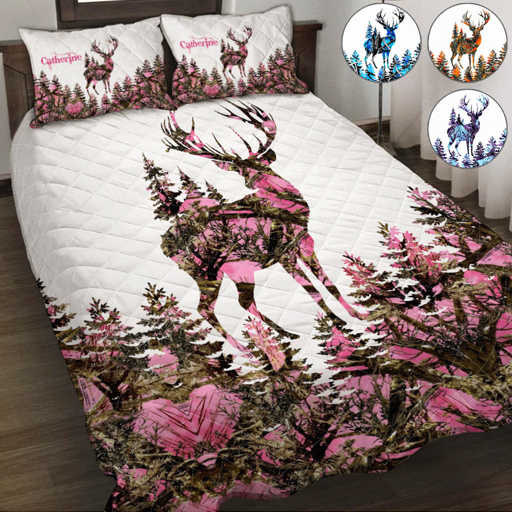 J'adore la chasse - Ensemble de courtepointe de chasse personnalisé