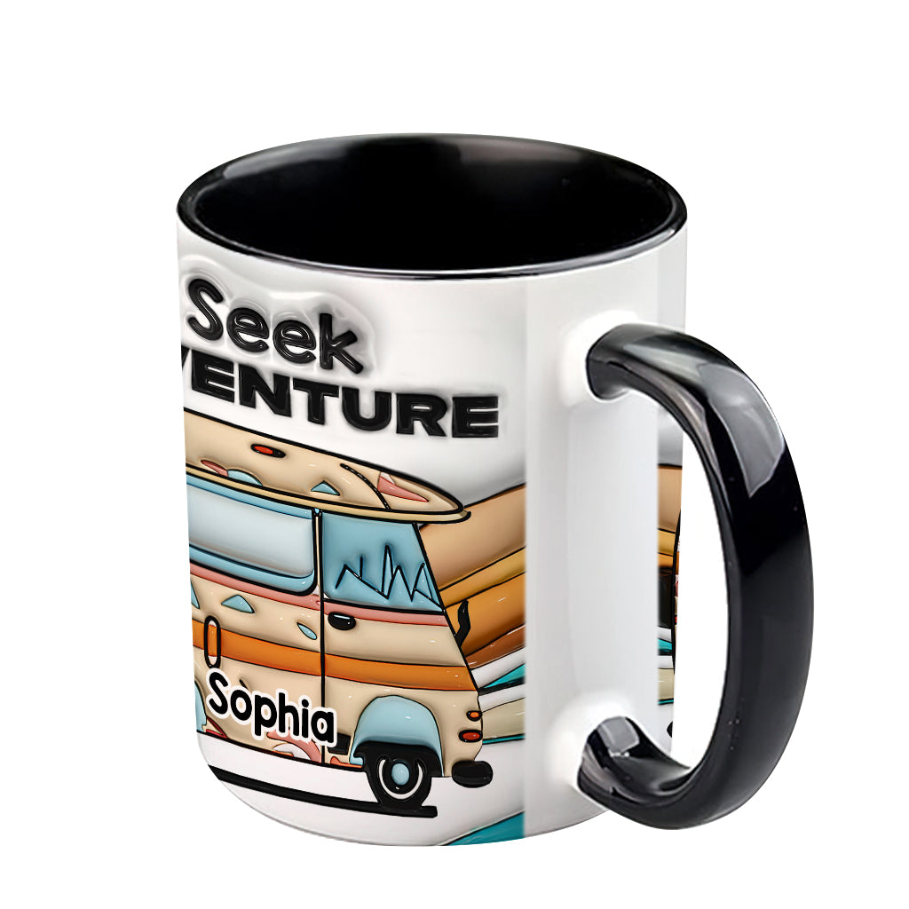 Partez à l'aventure ! Mug personnalisé pour le camping