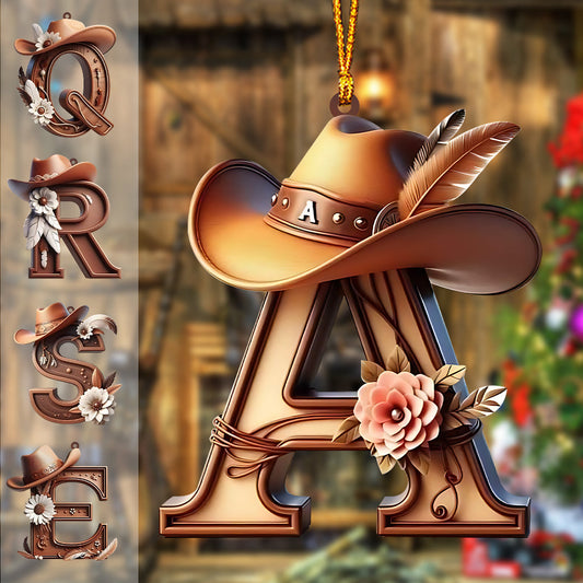 Starker Cowboy – personalisiertes Ornament