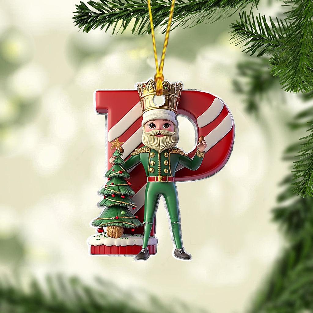 Alphabet de Noël - Ornement personnalisé pour enfant