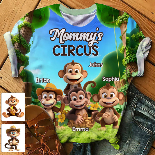 This Is My Circus - Personalized Mother All Over Shirt