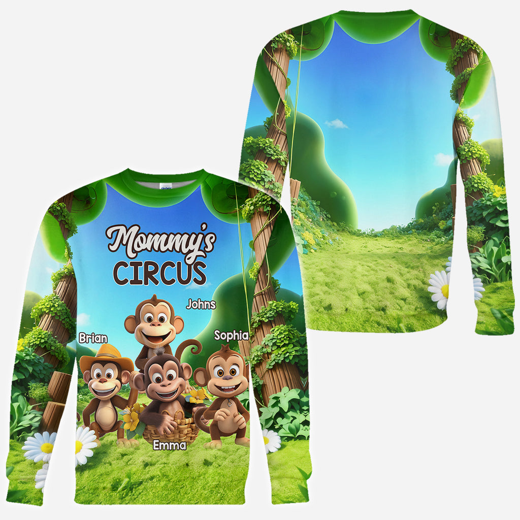 This Is My Circus - Personalized Mother All Over Shirt