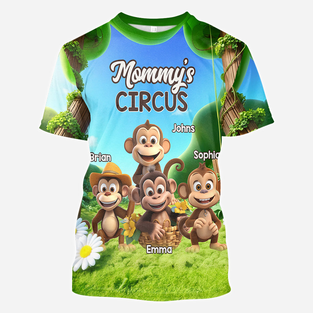 This Is My Circus - Personalized Mother All Over Shirt