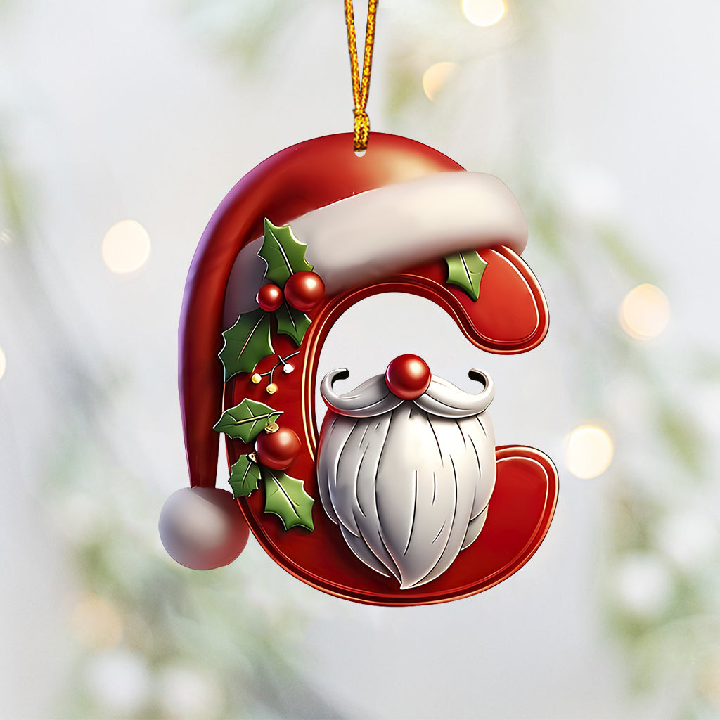 Niedlicher Weihnachtsmannbrief – Personalisierter Familienschmuck