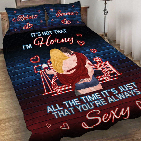Because I Love You - Personalized Couple Quilt Set