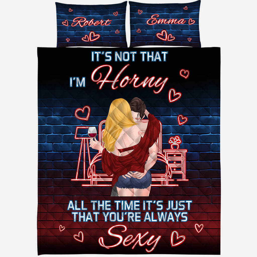 Because I Love You - Personalized Couple Quilt Set