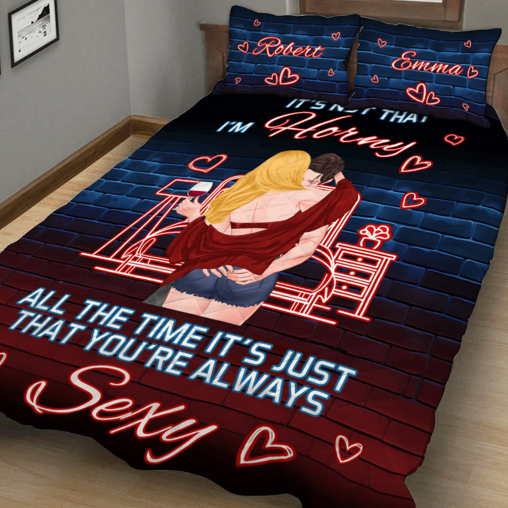Because I Love You - Personalized Couple Quilt Set