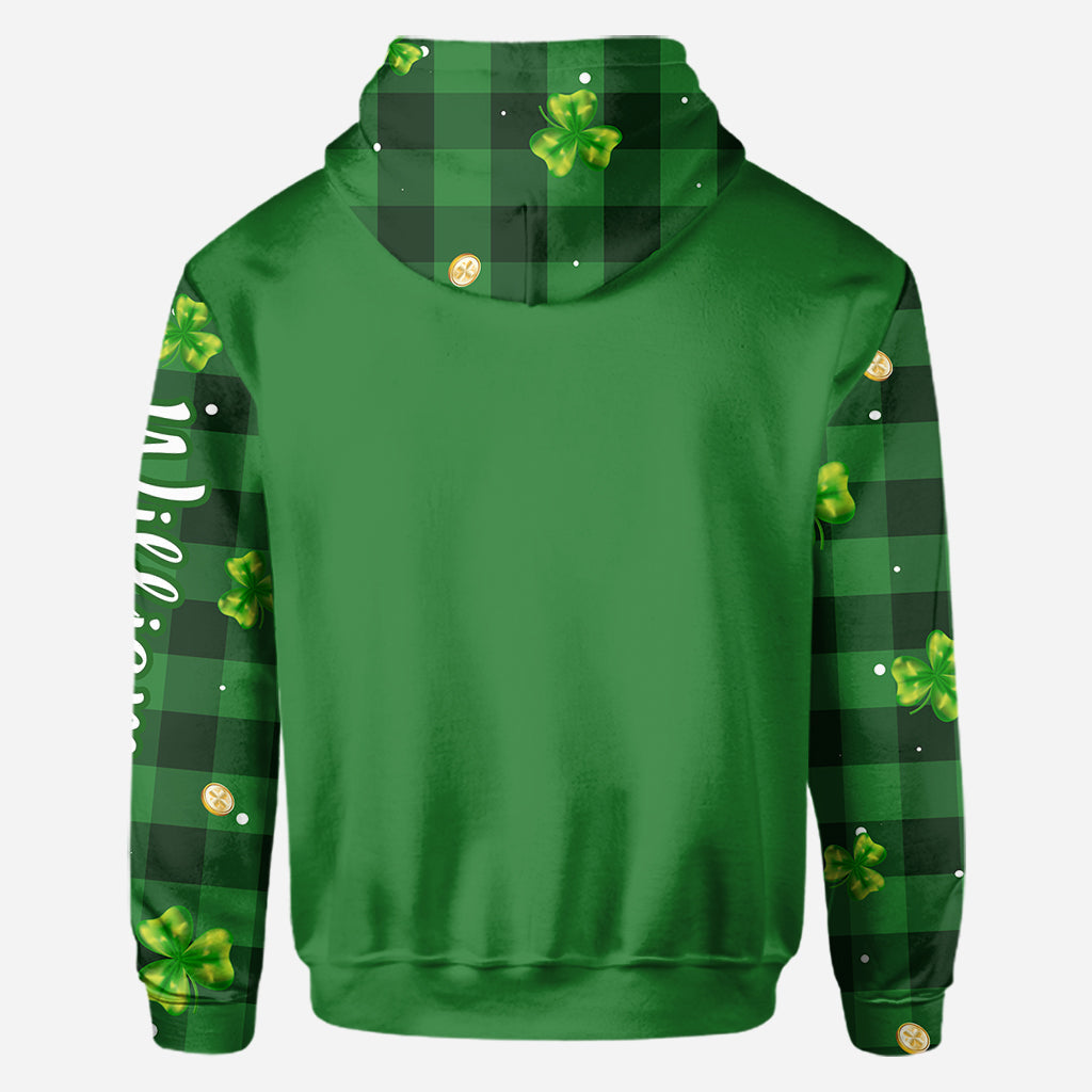 Lucky - Personalisiertes Allover-Shirt zum St. Patrick's Day