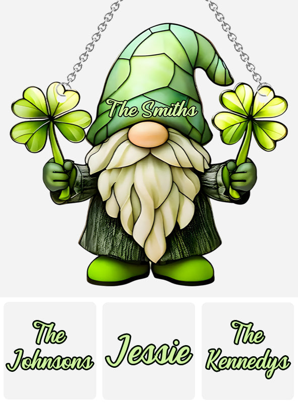 Glücksbringer – Personalisierter Fensterhänger zum St. Patrick's Day 