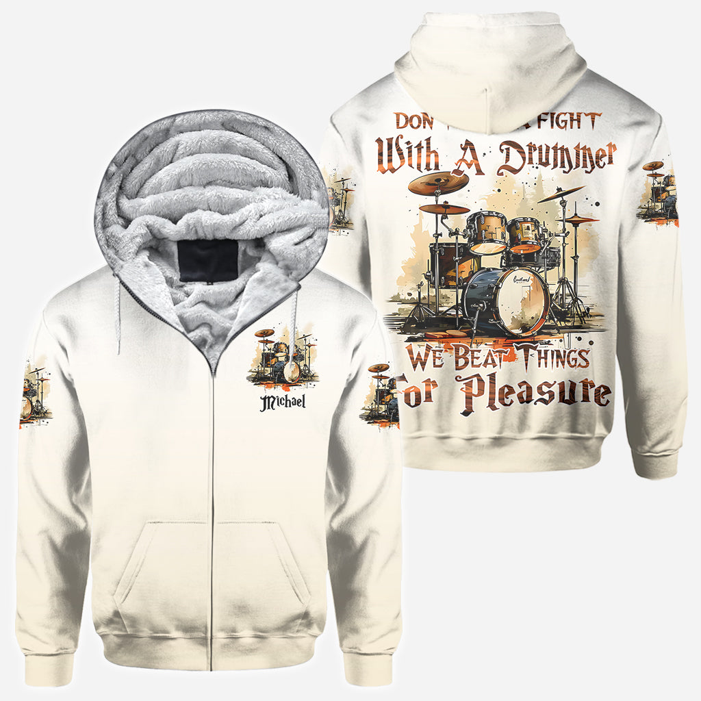 Leg dich nicht mit einem Schlagzeuger an – personalisiertes Schlagzeuger-Shirt