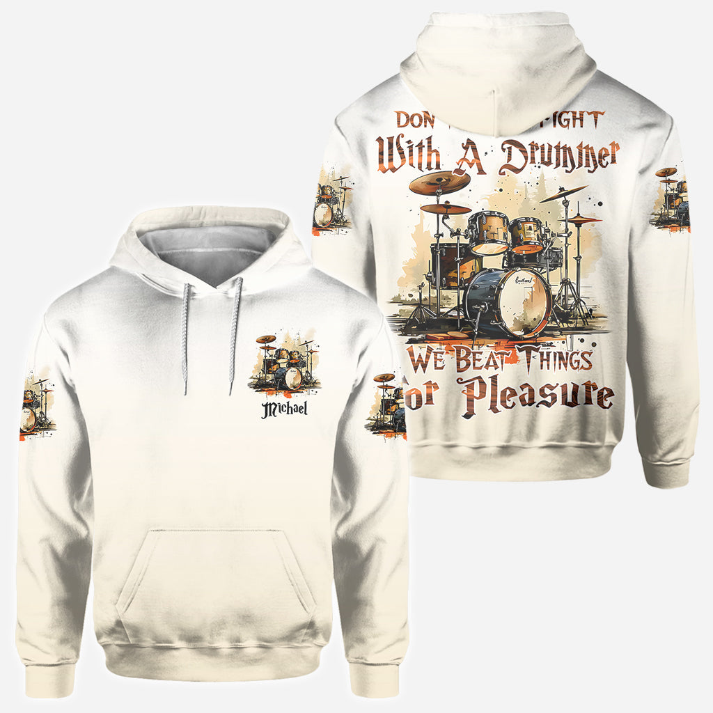 Leg dich nicht mit einem Schlagzeuger an – personalisiertes Schlagzeuger-Shirt