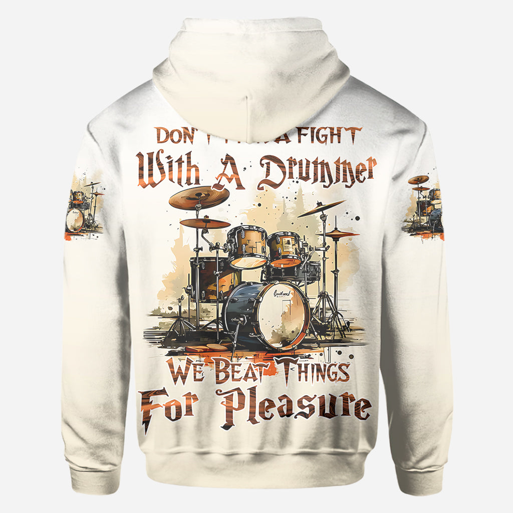 Leg dich nicht mit einem Schlagzeuger an – personalisiertes Schlagzeuger-Shirt