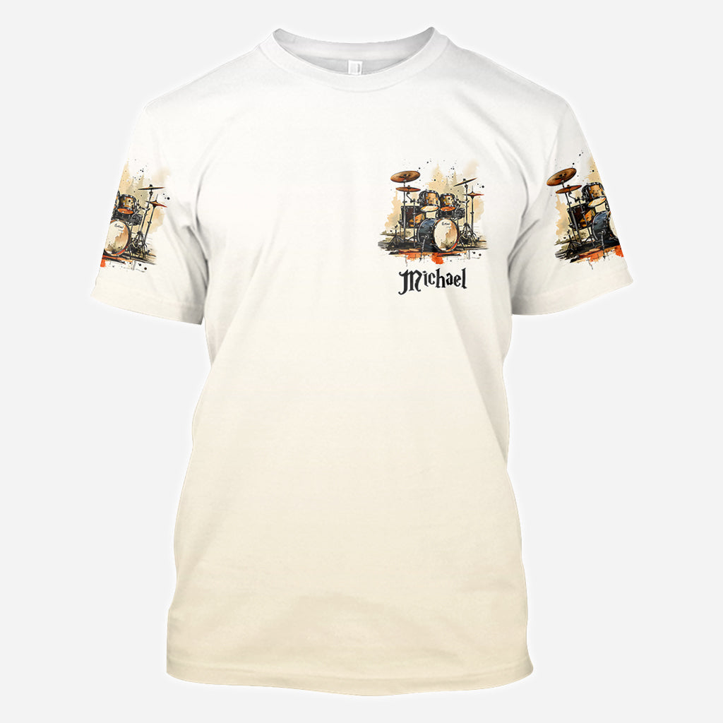 Leg dich nicht mit einem Schlagzeuger an – personalisiertes Schlagzeuger-Shirt