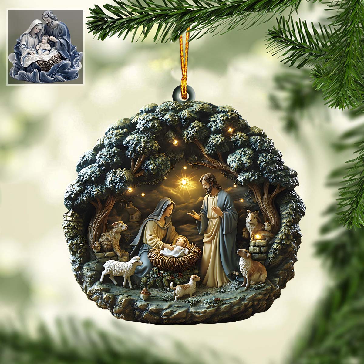 Heilige Familie – Personalisierter christlicher Schmuck