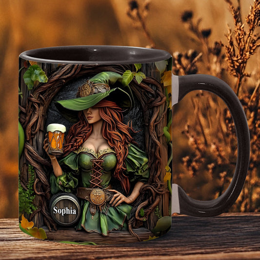 Sorcière de la Bière - Mug à bière personnalisé