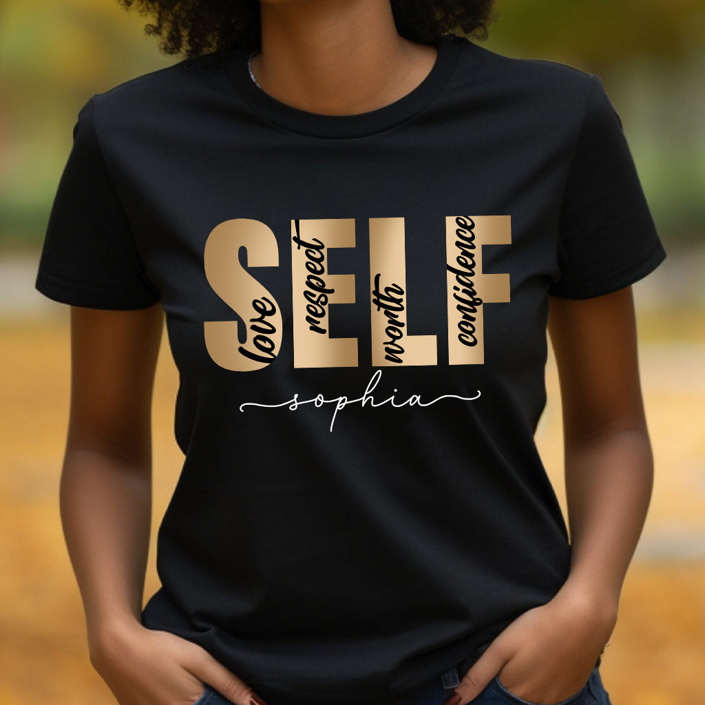 Selbstvertrauen – Personalisiertes T-Shirt und Hoodie für Afroamerikaner