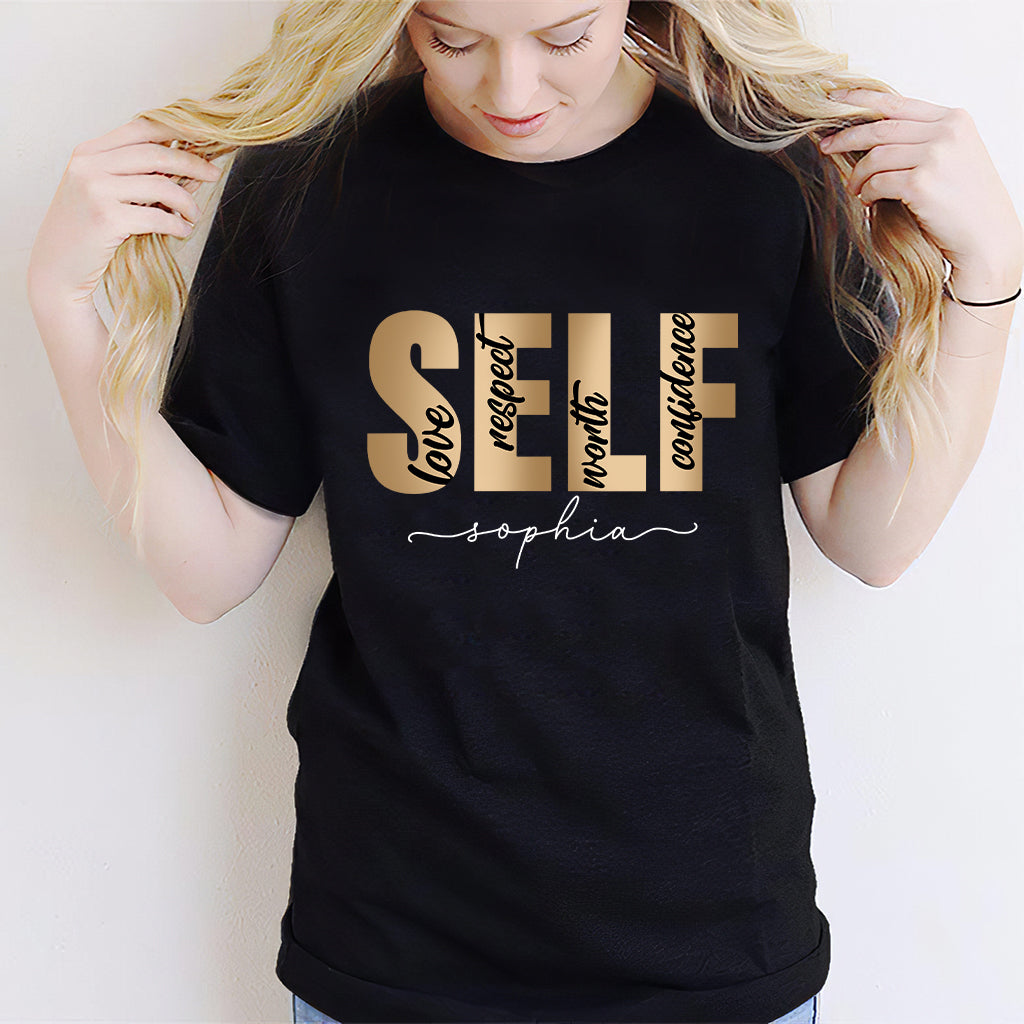 Selbstvertrauen – Personalisiertes T-Shirt und Hoodie für Afroamerikaner