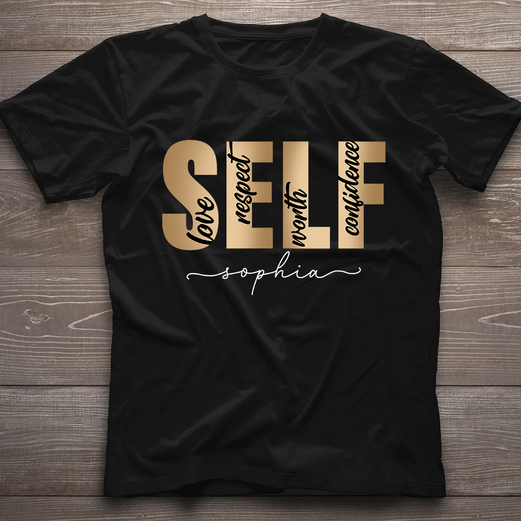 Selbstvertrauen – Personalisiertes T-Shirt und Hoodie für Afroamerikaner