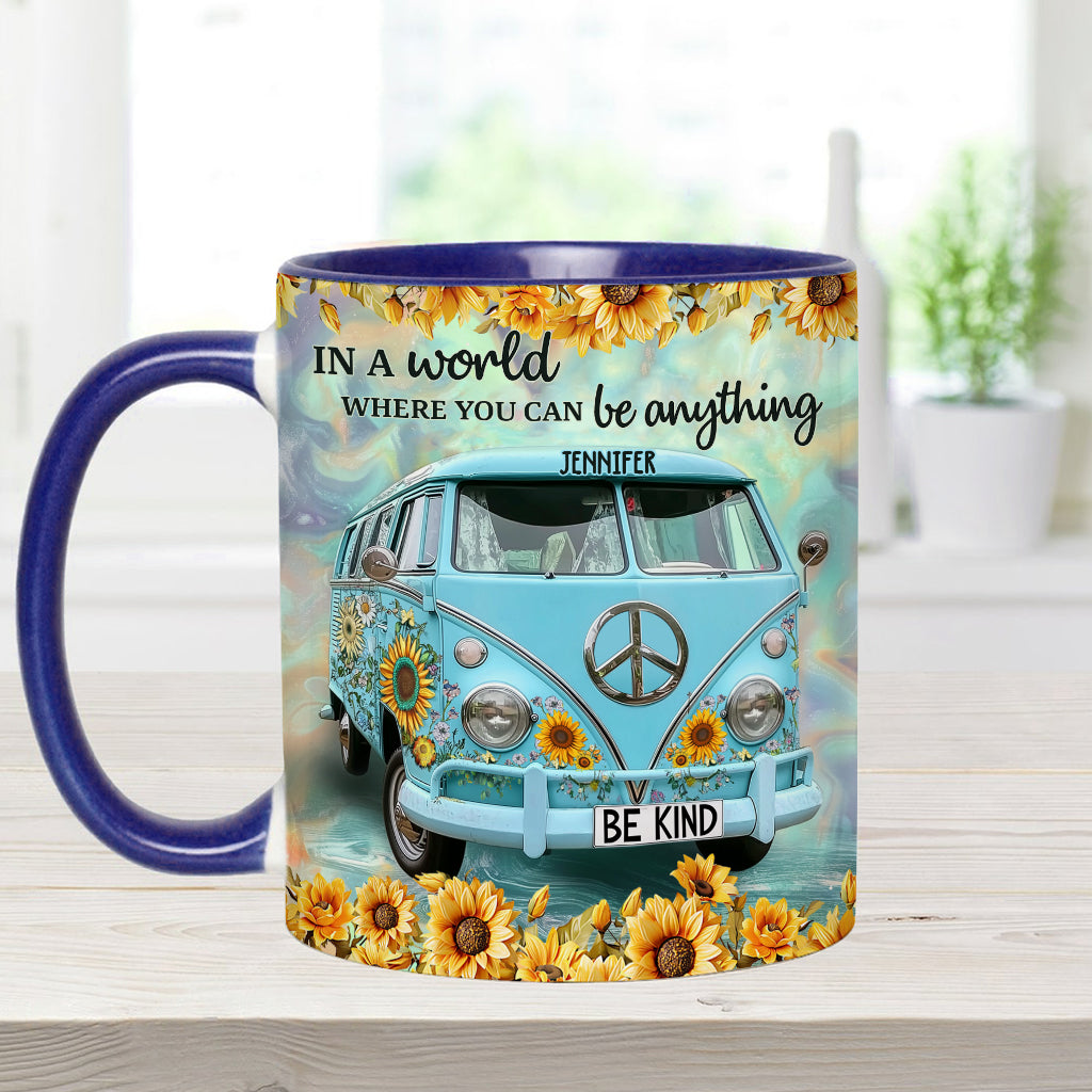 Soyez gentil - Mug personnalisé style hippie