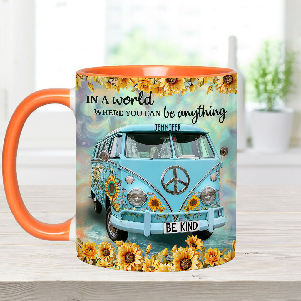 Soyez gentil - Mug personnalisé style hippie