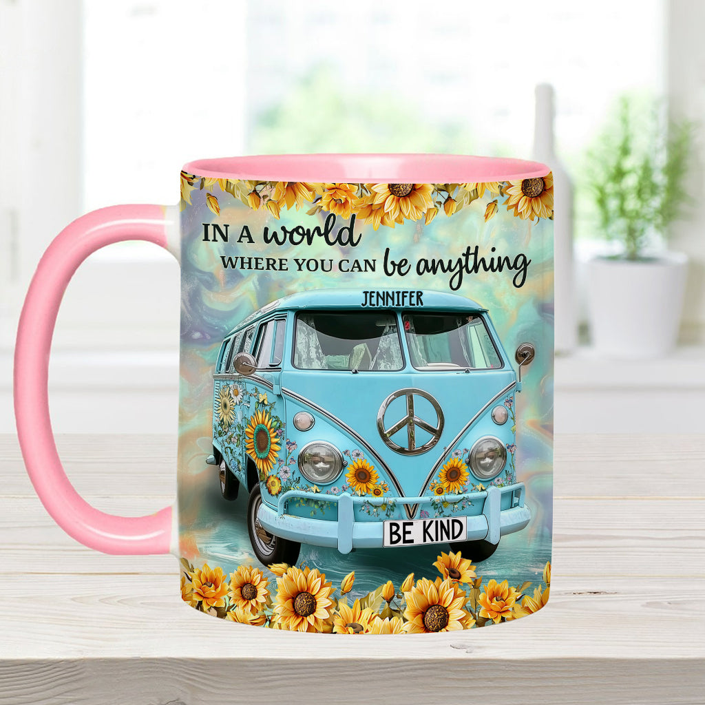 Soyez gentil - Mug personnalisé style hippie