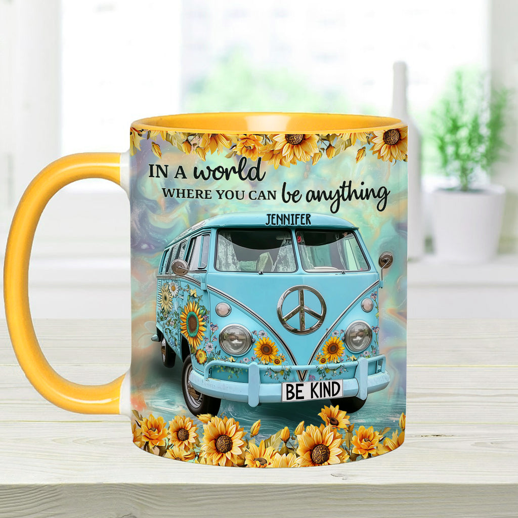 Soyez gentil - Mug personnalisé style hippie