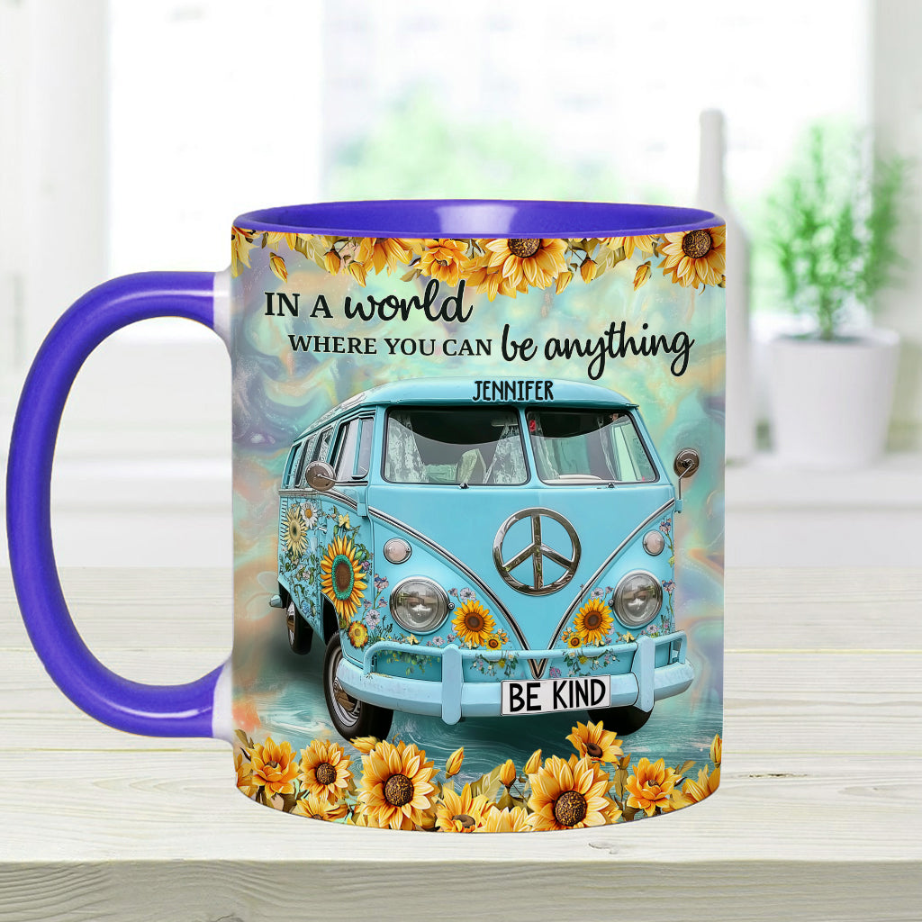 Soyez gentil - Mug personnalisé style hippie
