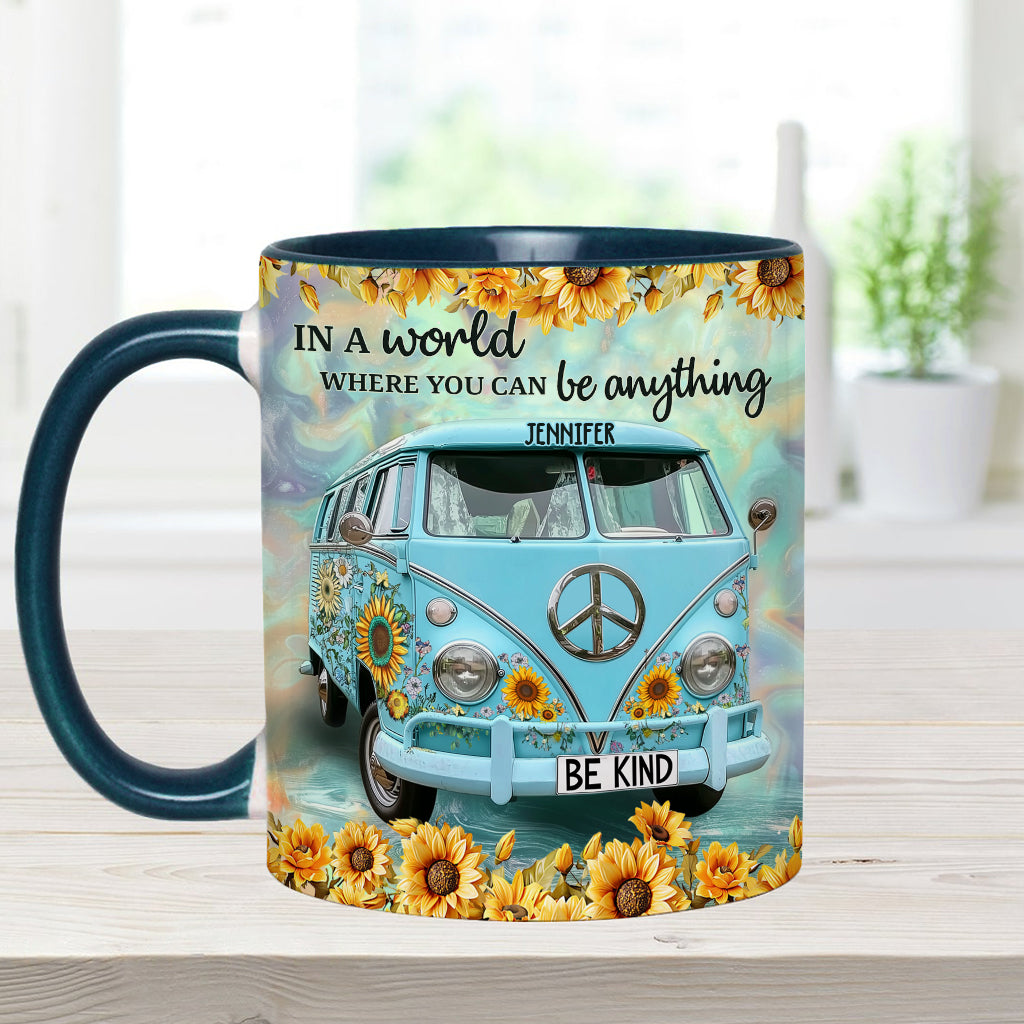 Soyez gentil - Mug personnalisé style hippie