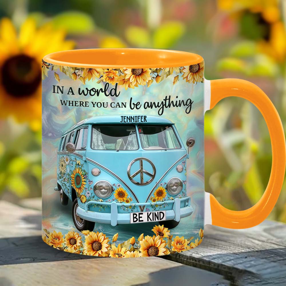 Soyez gentil - Mug personnalisé style hippie