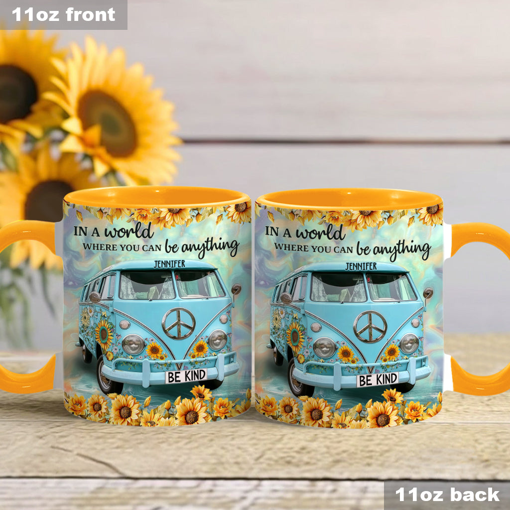 Soyez gentil - Mug personnalisé style hippie