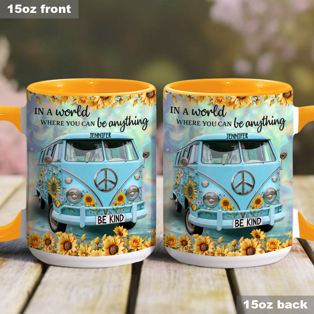 Soyez gentil - Mug personnalisé style hippie