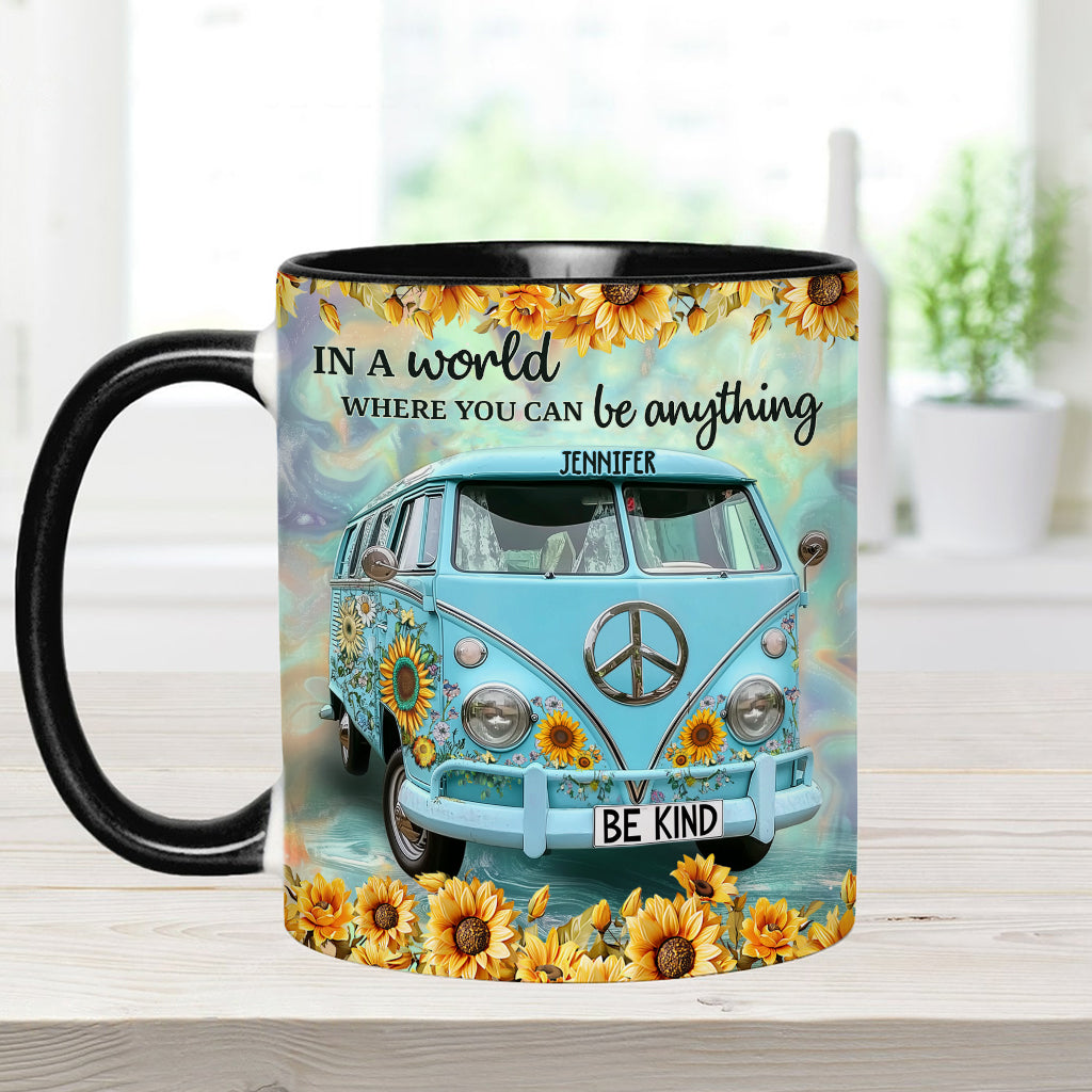 Soyez gentil - Mug personnalisé style hippie