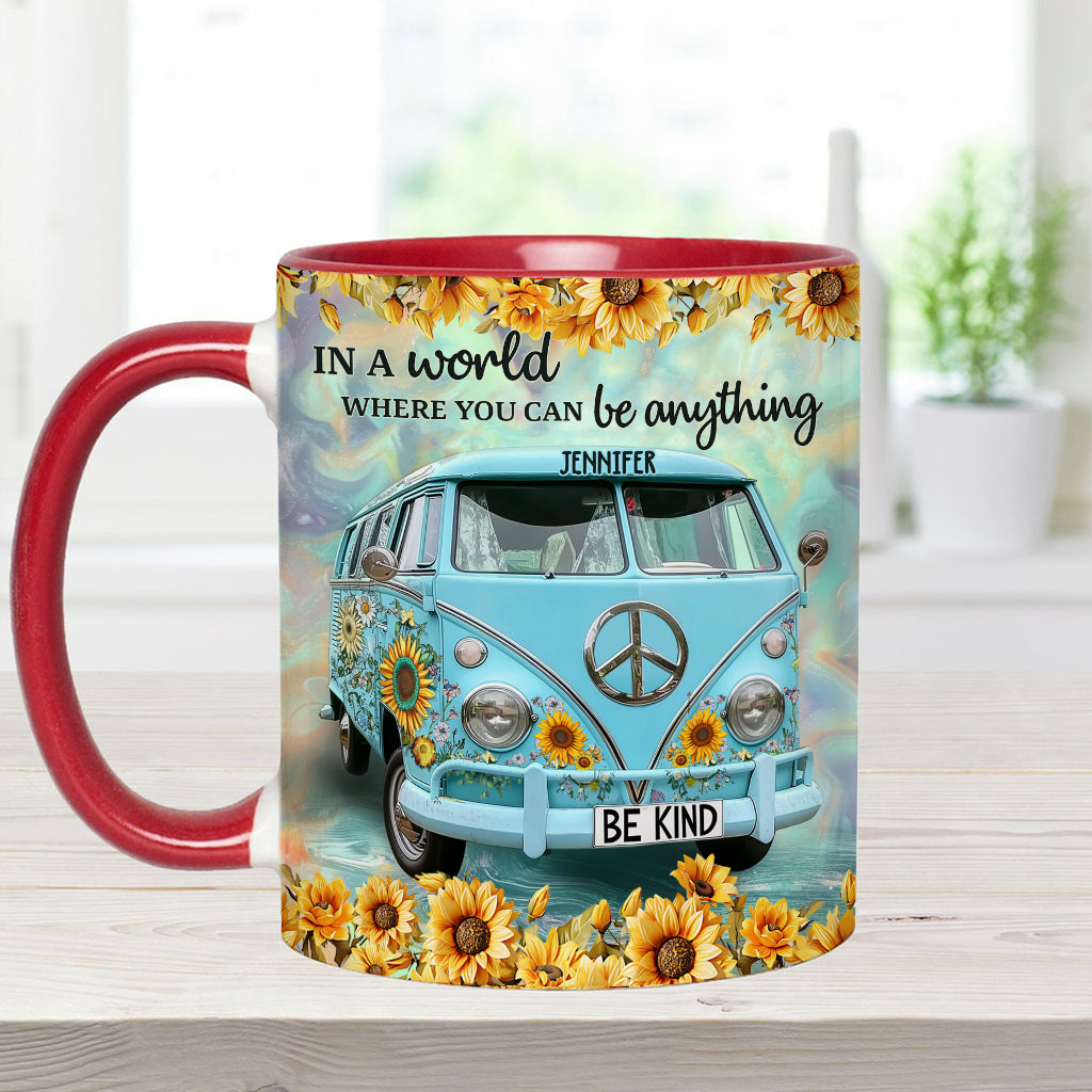 Soyez gentil - Mug personnalisé style hippie