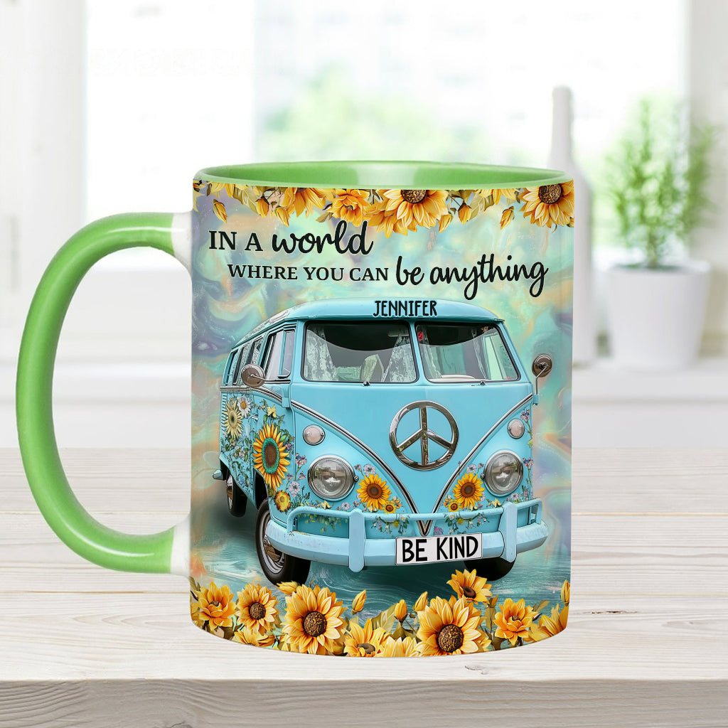 Soyez gentil - Mug personnalisé style hippie