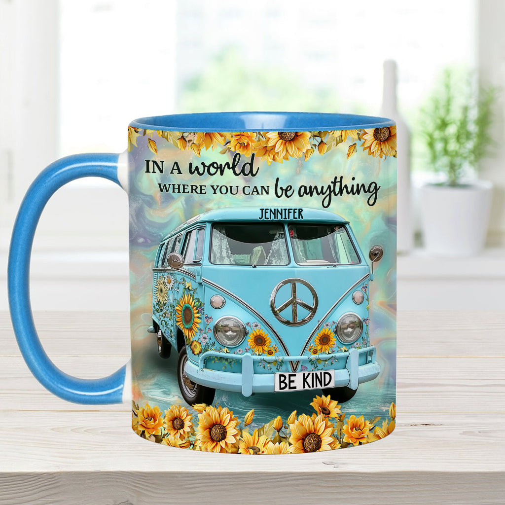 Soyez gentil - Mug personnalisé style hippie