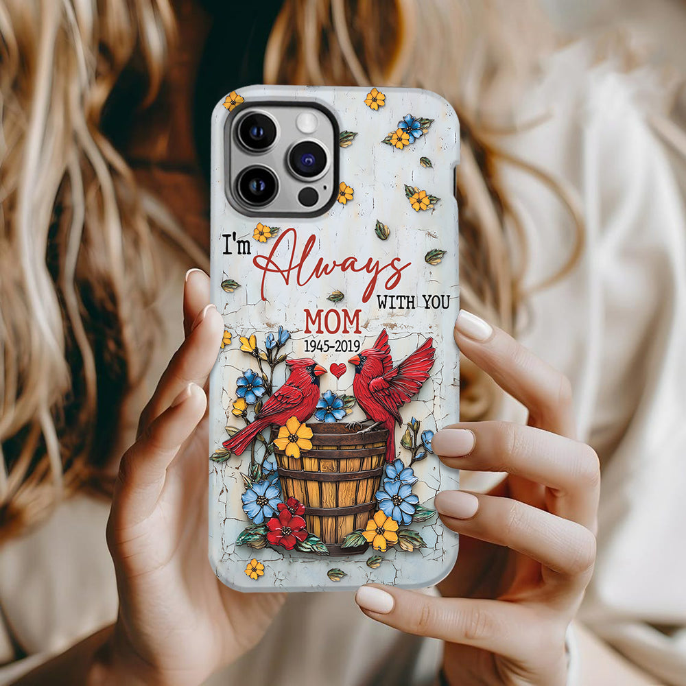 Those We Love Don't Go Away - Personalized Memorial Full Print Phone Case