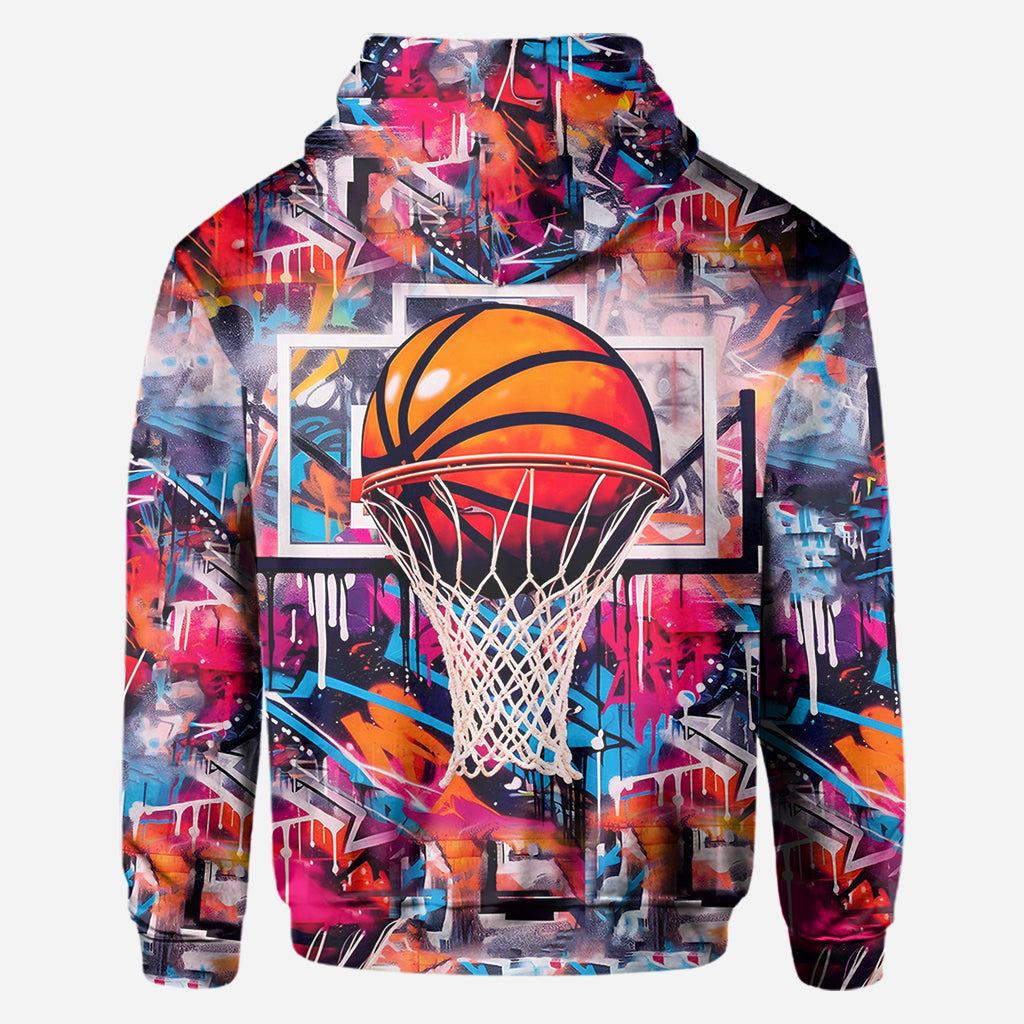 T-shirt personnalisé avec un design de basketball stylé - T-shirt intégral basketball
