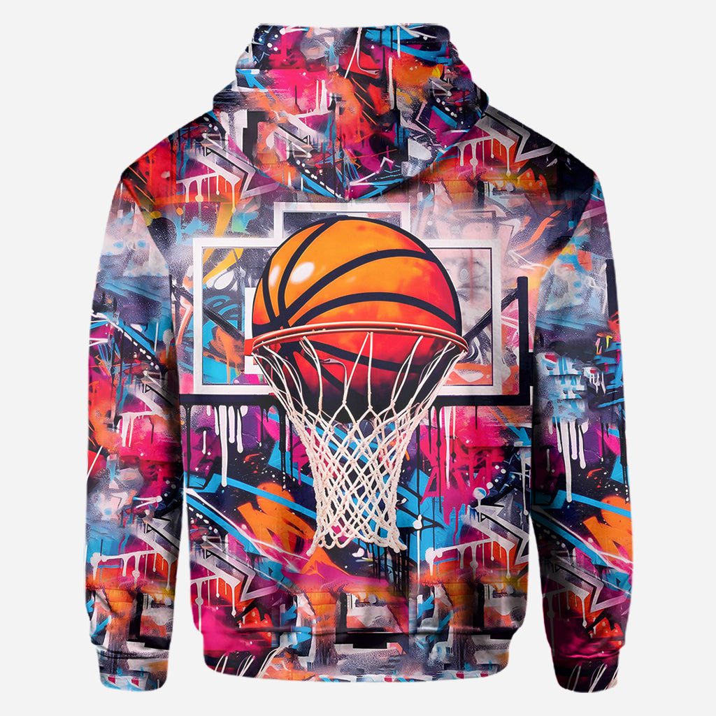 T-shirt personnalisé avec un design de basketball stylé - T-shirt intégral basketball