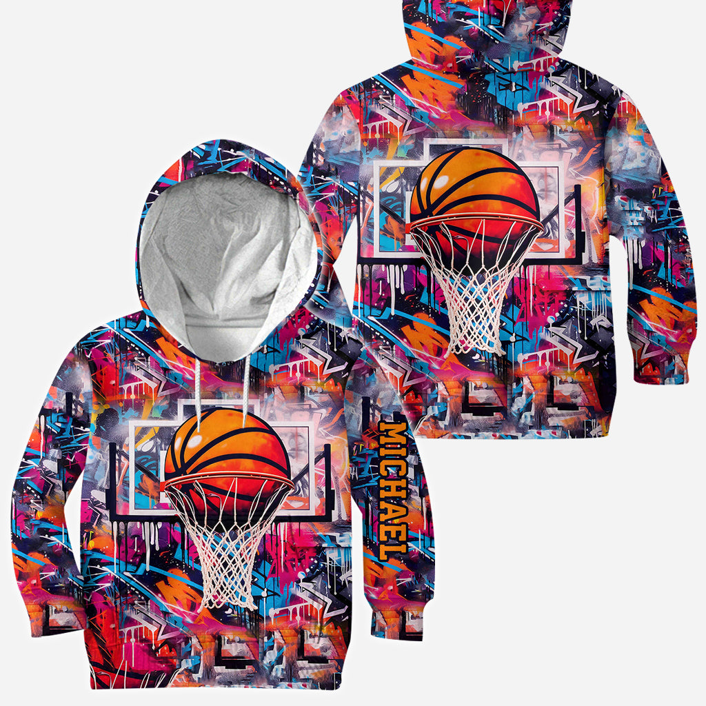 T-shirt personnalisé avec un design de basketball stylé - T-shirt intégral basketball