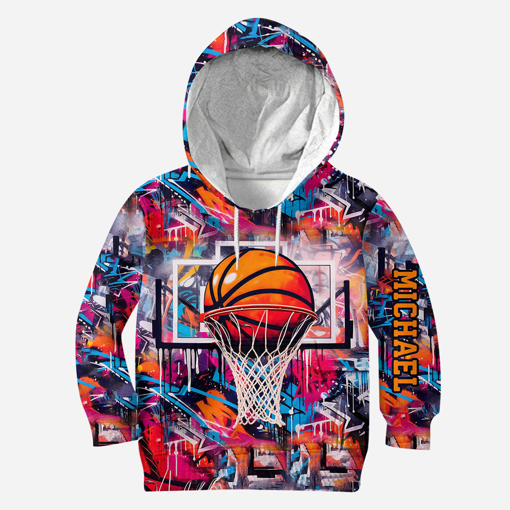 T-shirt personnalisé avec un design de basketball stylé - T-shirt intégral basketball