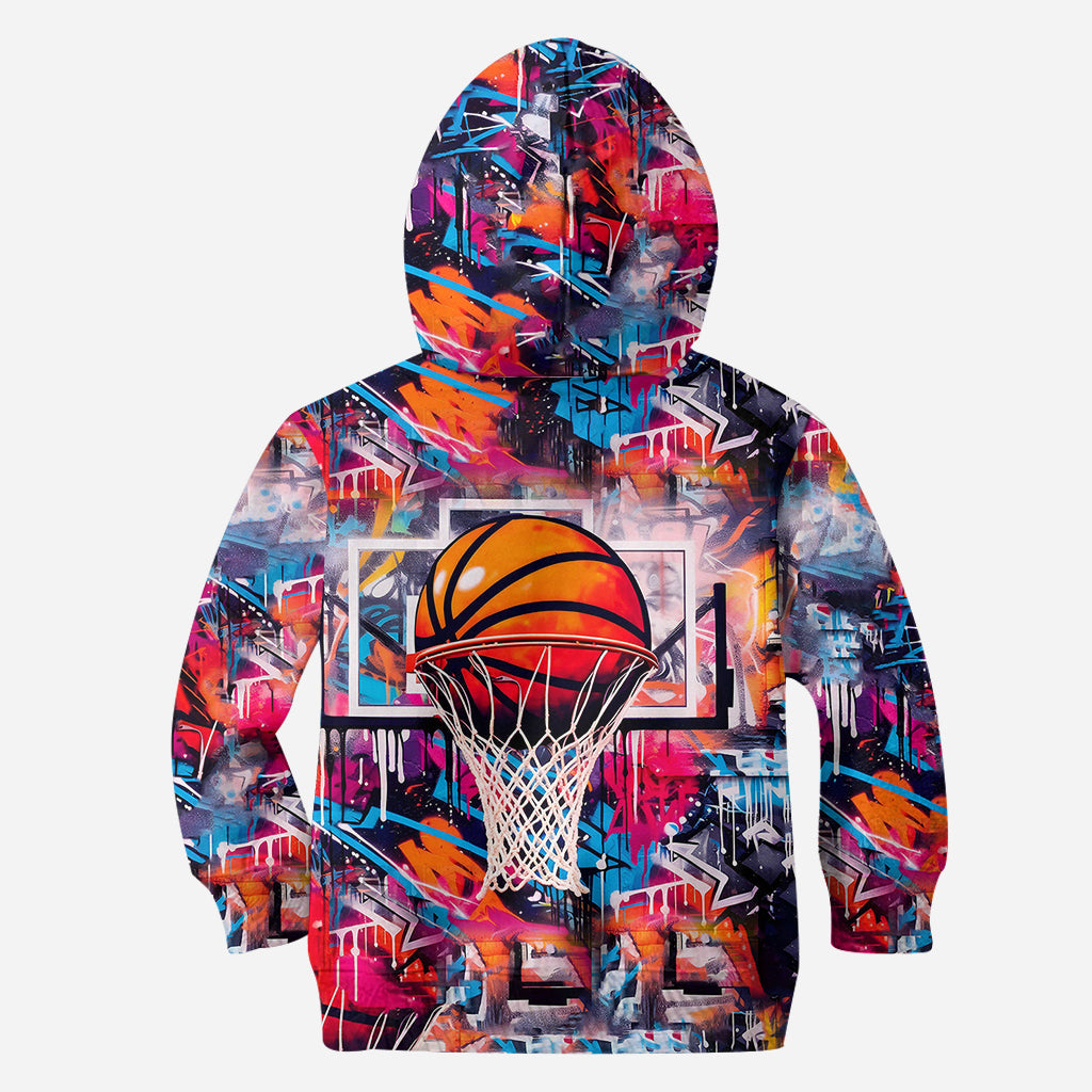 T-shirt personnalisé avec un design de basketball stylé - T-shirt intégral basketball