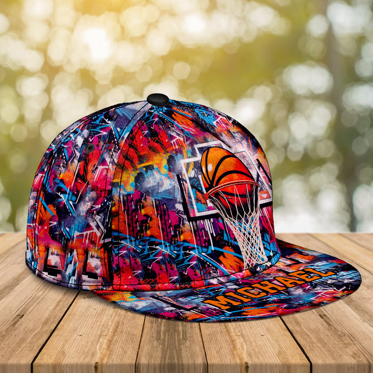 Casquette de basket personnalisée au design stylé -