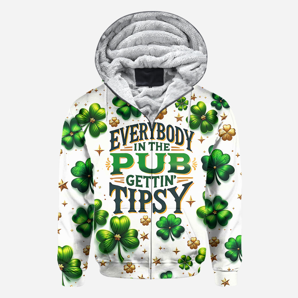 Alle im Pub werden angetrunken – St. Patrick's Day All-Over-Shirt