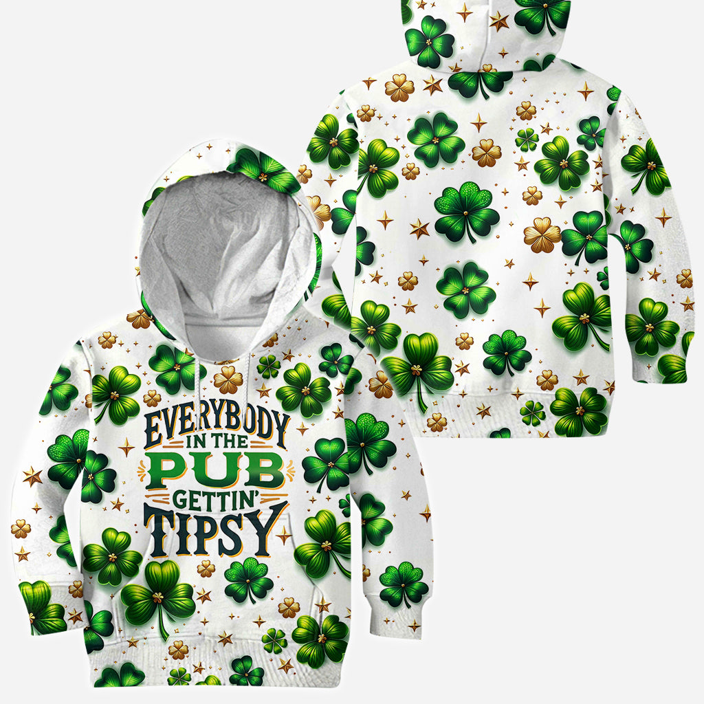 Alle im Pub werden angetrunken – St. Patrick's Day All-Over-Shirt