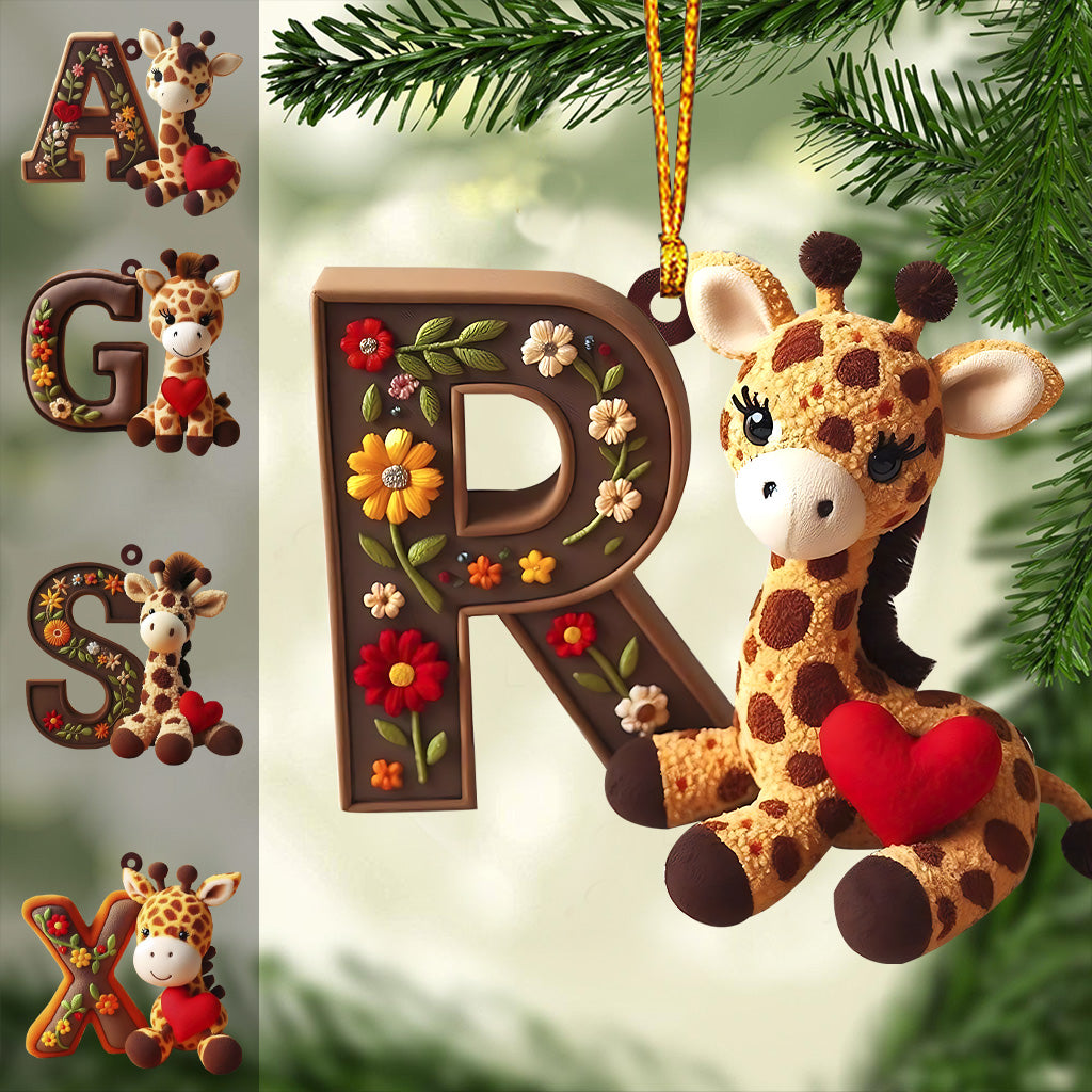 Niedliche Giraffe – personalisierter Kinderschmuck