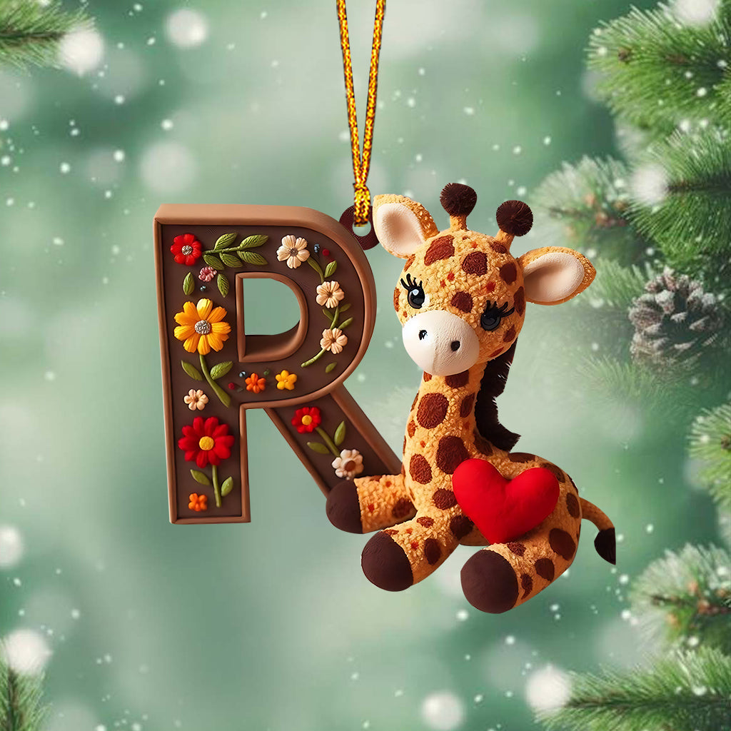 Niedliche Giraffe – personalisierter Kinderschmuck